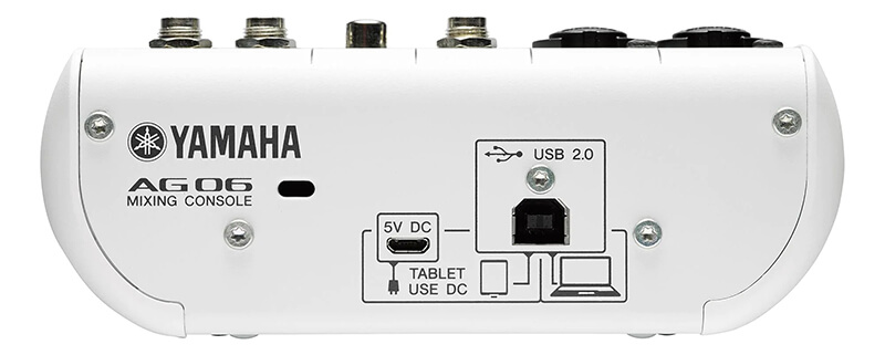 Cổng kết nối USB của Mixer Yamaha AG06