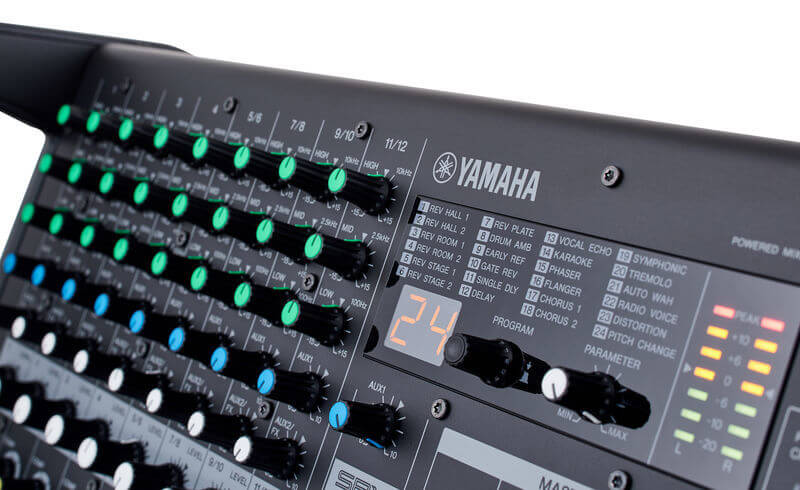 Mixer Yamaha EMX5 có tất cả 24 hiệu ứng