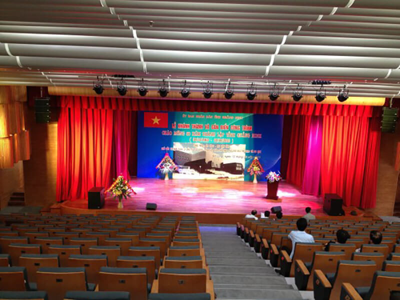 Hệ thống âm thanh hội trường cao cấp tại Quảng Ninh