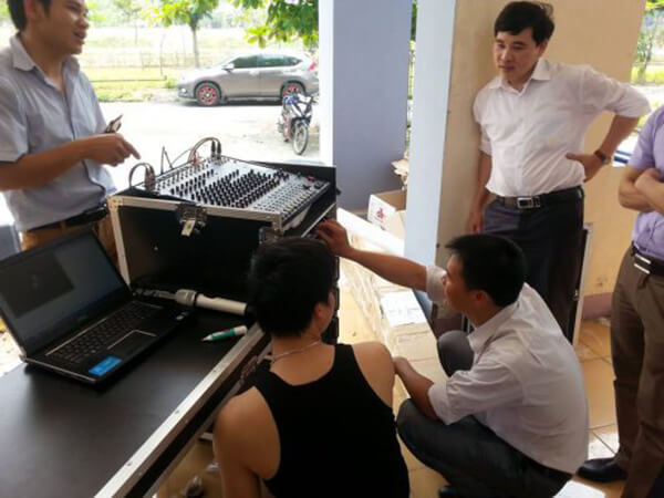 Lắp đặt hệ thông loa hội trường tại Lai Châu