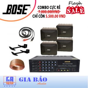 Lắp Đặt Loa Bose Nghe Nhạc Cho Nhà Hàng Combo 5tr5