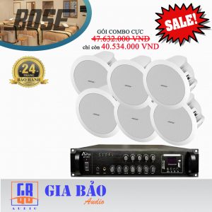 Lắp Đặt Âm Thanh Spa-6 Loa Âm Trần Bose Cao Cấp