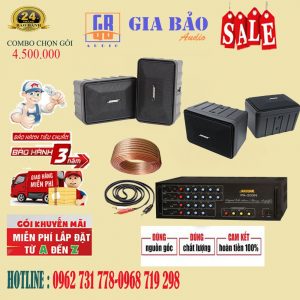 Lắp đặt trọn gói loa Bose cho quán cafe