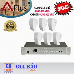 Lắp Đặt Âm Thanh Spa | 6 Loa Treo Tường Aplus A-820
