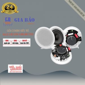 Combo 4 loa âm trần Wifi không dây cho quán cafe