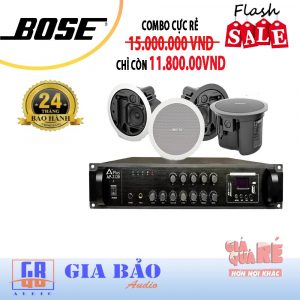 Loa Âm Trần Bose Lắp Đặt Âm Thanh Nhà Hàng Nghe Nhạc Cực Phê