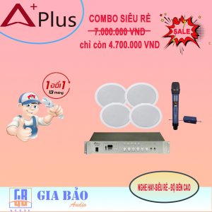 Lắp Đặt Hệ Thống Âm Thanh Phòng Học 4 Loa Âm Trần 10W