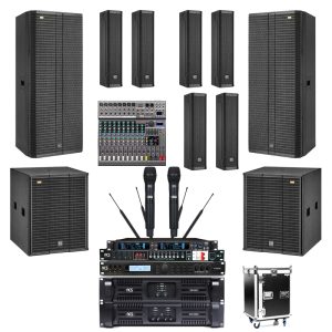 Dàn âm thanh hội trường diện tích 140m2 - 160m2