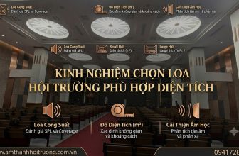 Kinh nghiệm Chọn Loa Cho Hội Trường