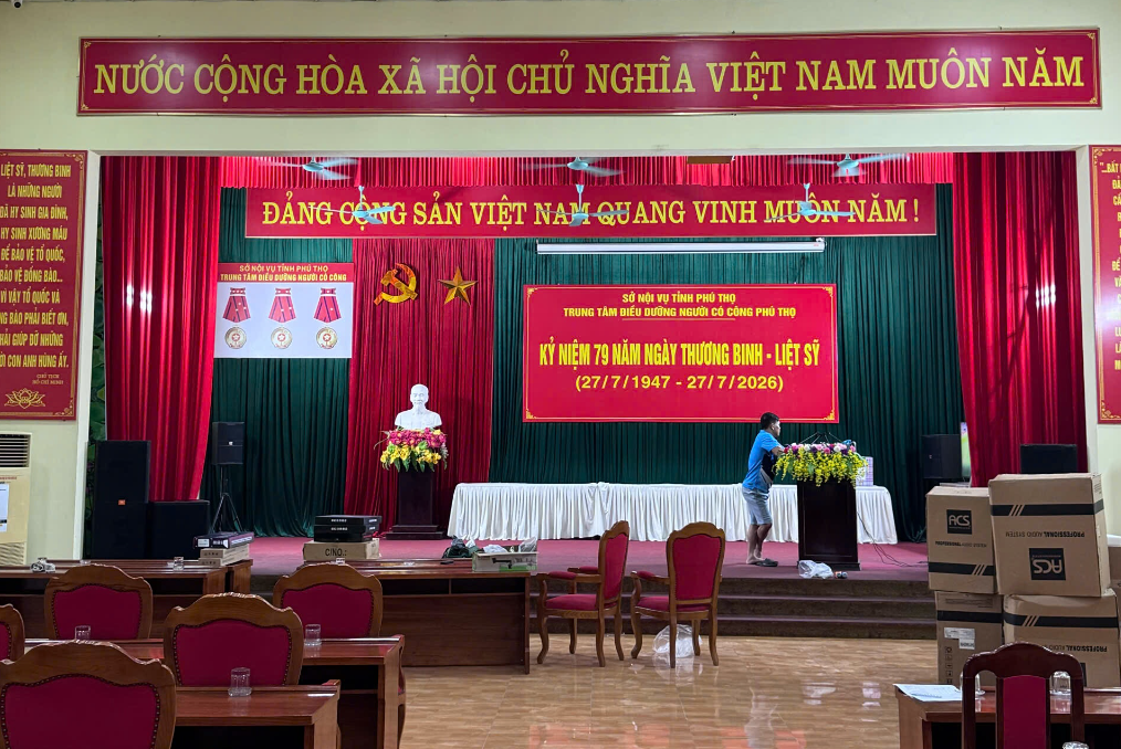 Lắp Đặt Âm Thanh Hội Trường Cho Sở Nội Vụ Tỉnh Ủy Phú Thọ