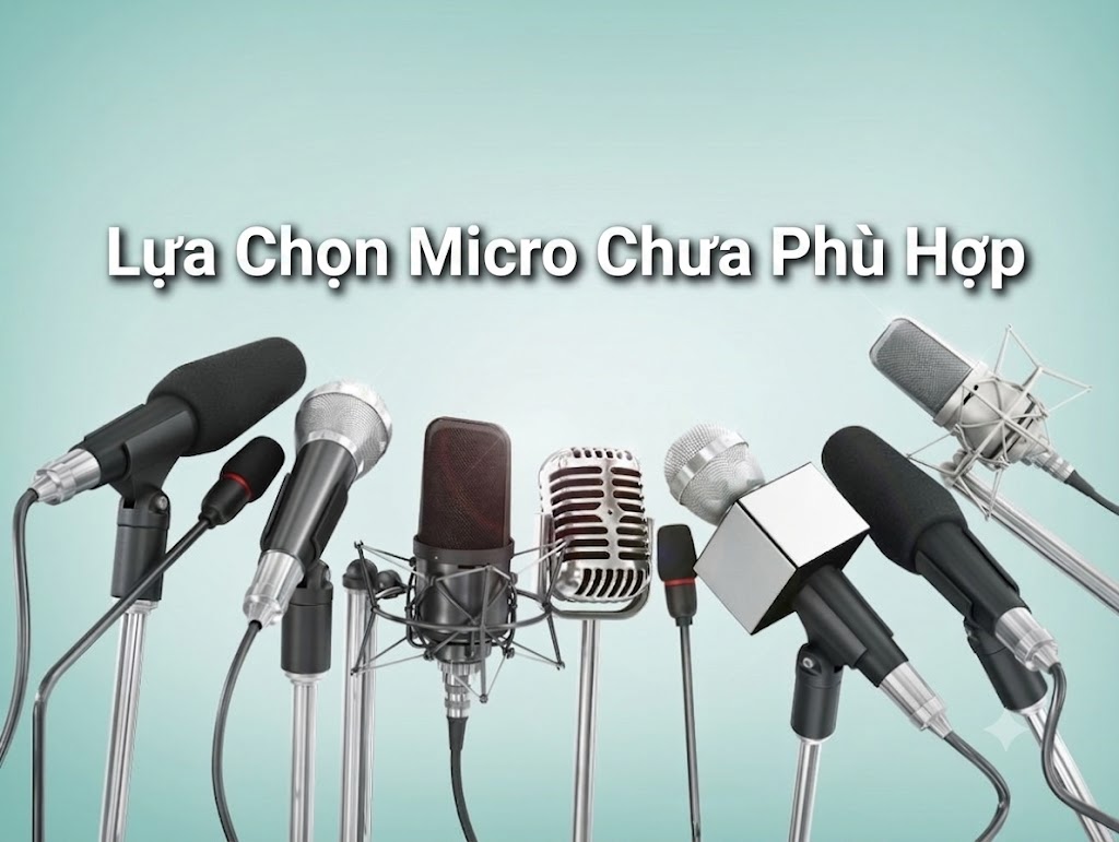 Lựa Chọn Micro Chưa Phù Hợp